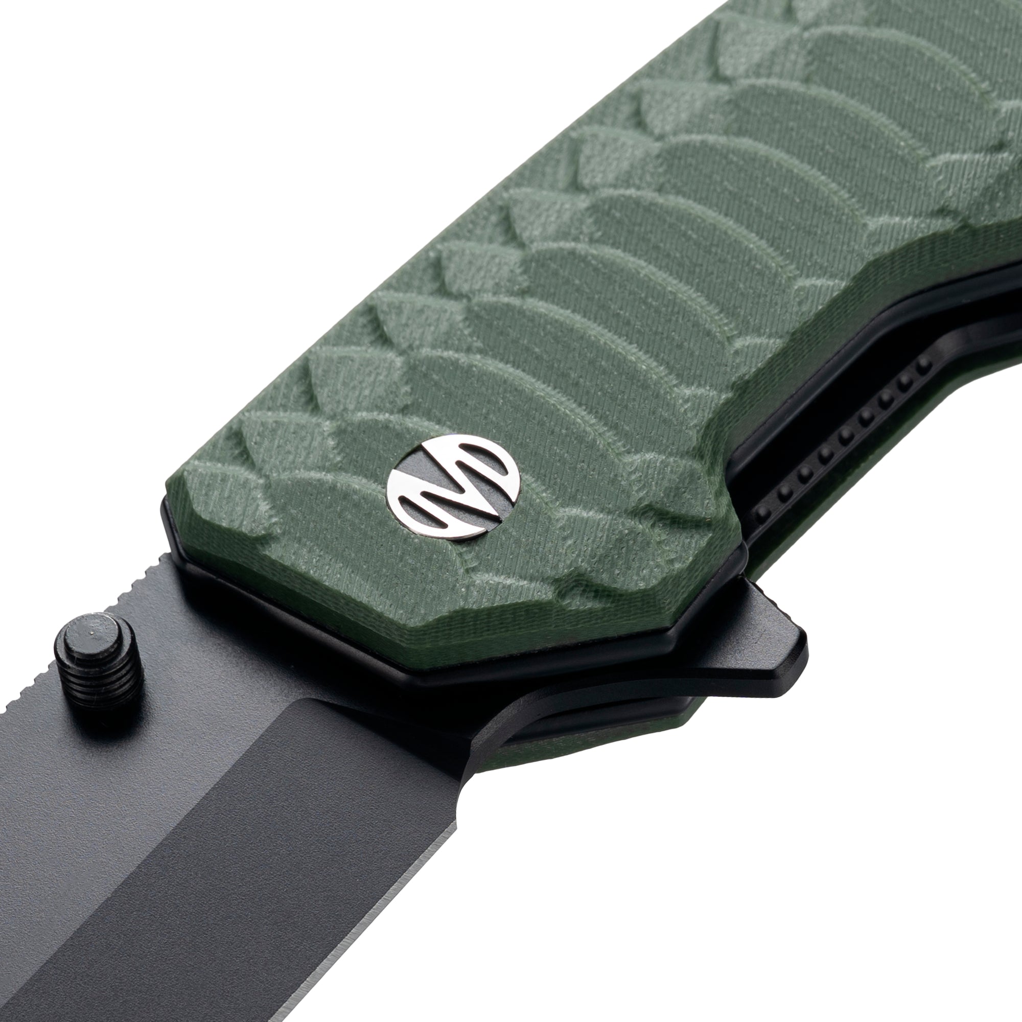 Jungle - 14C28N Bowie Hunting Knife M2023OD - OD Green G10