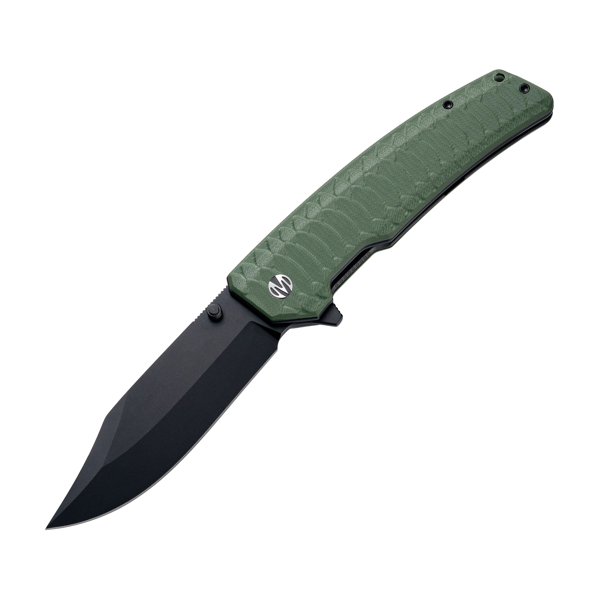 Jungle - 14C28N Bowie Hunting Knife M2023OD - OD Green G10