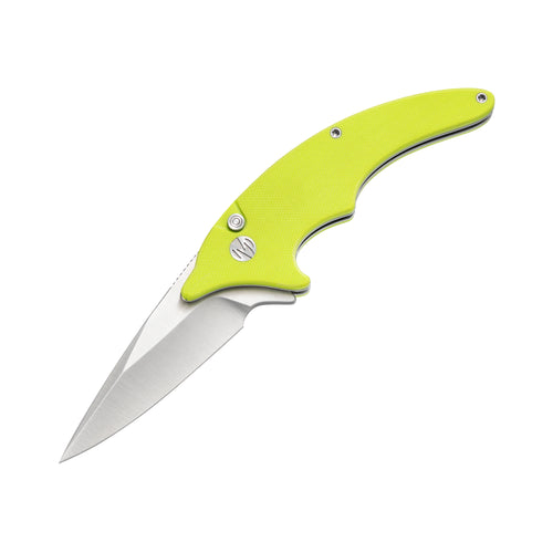 Cove -14C28N Button Lock Pocket Knife M996GY - Green Yellow G10