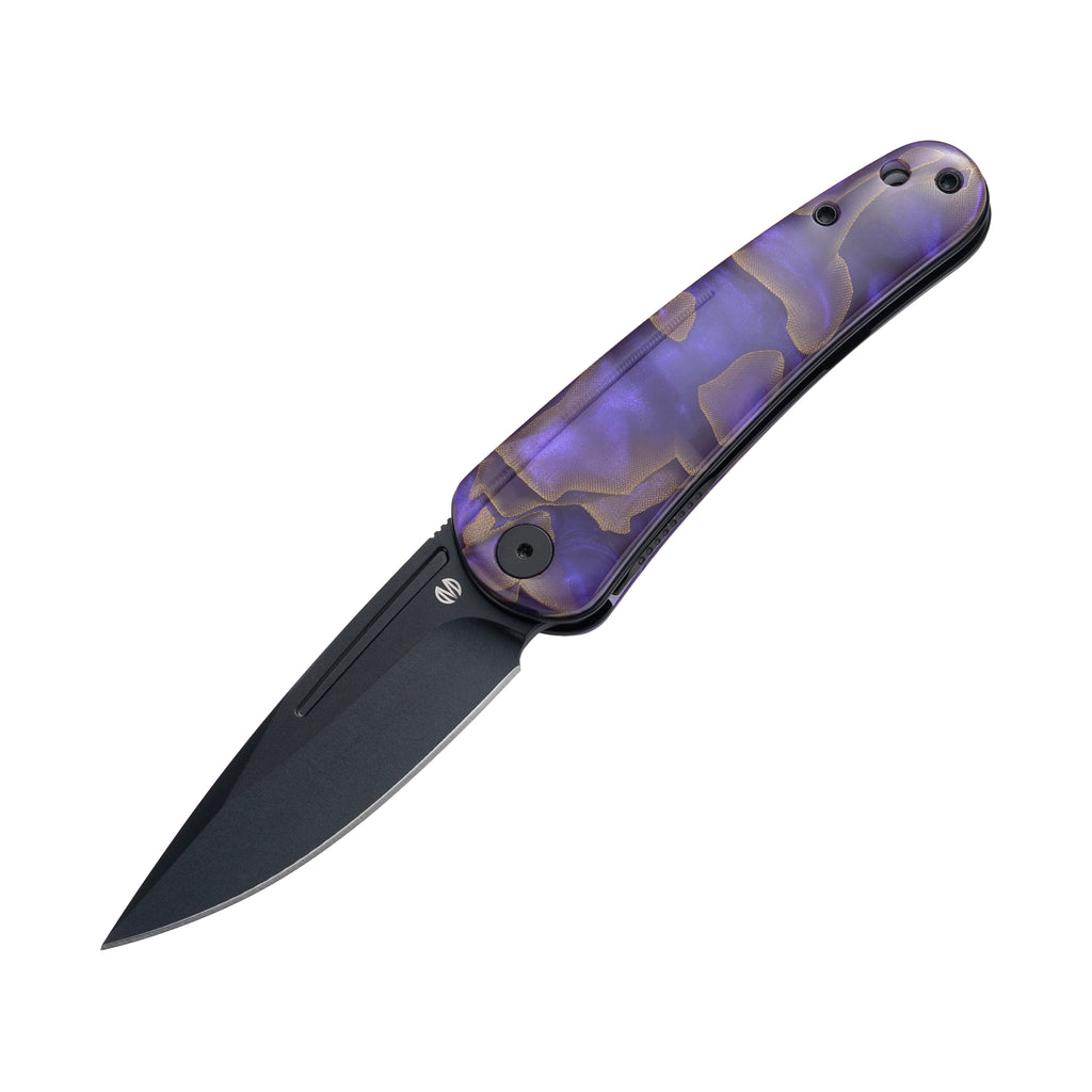Orbit-14C28N Front Flipper pocket Knife M1066AP-Copper Foil Resin