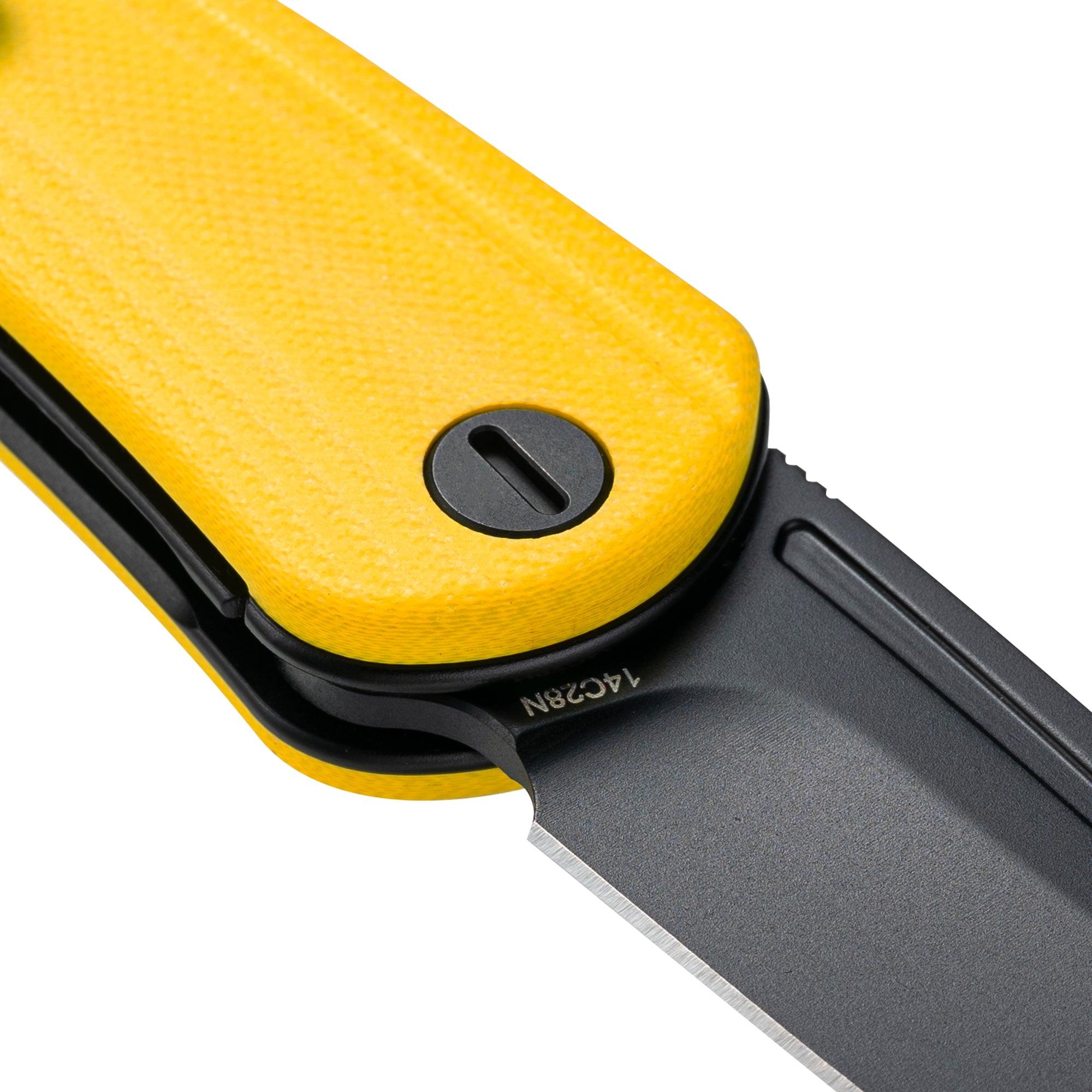 Orbit-14C28N Front Flipper pocket Knife M1066SY-Speed Yellow G10