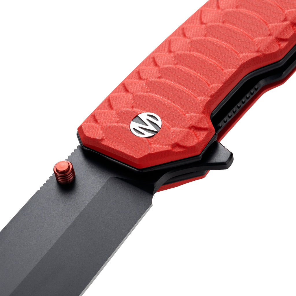 Jungle - 14C28N Bowie Hunting Knife M2023R - Red G10