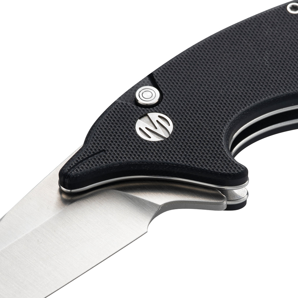 Cove -14C28N Button Lock Pocket Knife M996B - Black G10