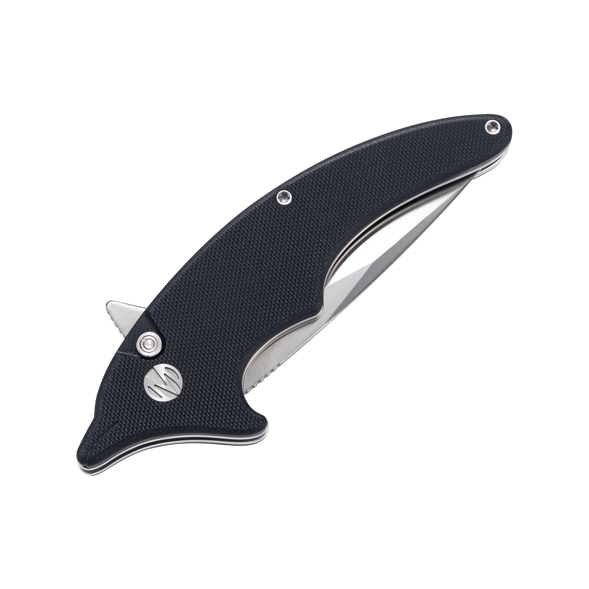 Cove -14C28N Button Lock Pocket Knife M996B - Black G10