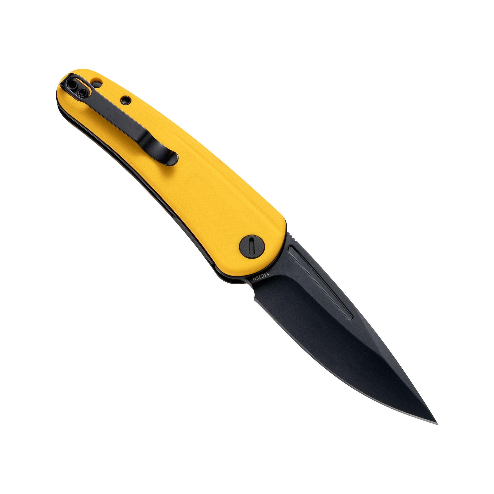 Orbit-14C28N Front Flipper pocket Knife M1066SY-Speed Yellow G10