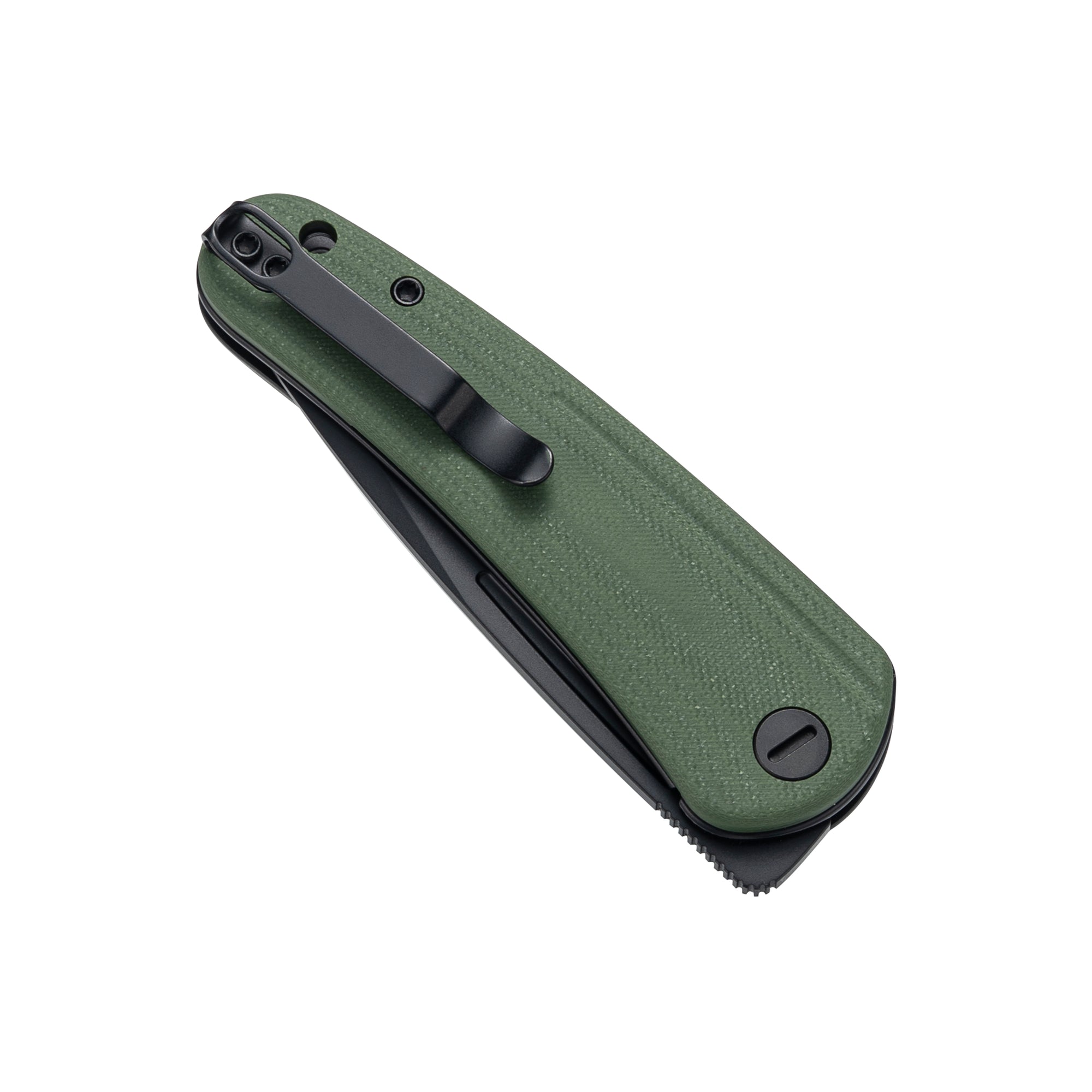 Orbit-14C28N Front Flipper pocket Knife M1066OD-OD Green G10