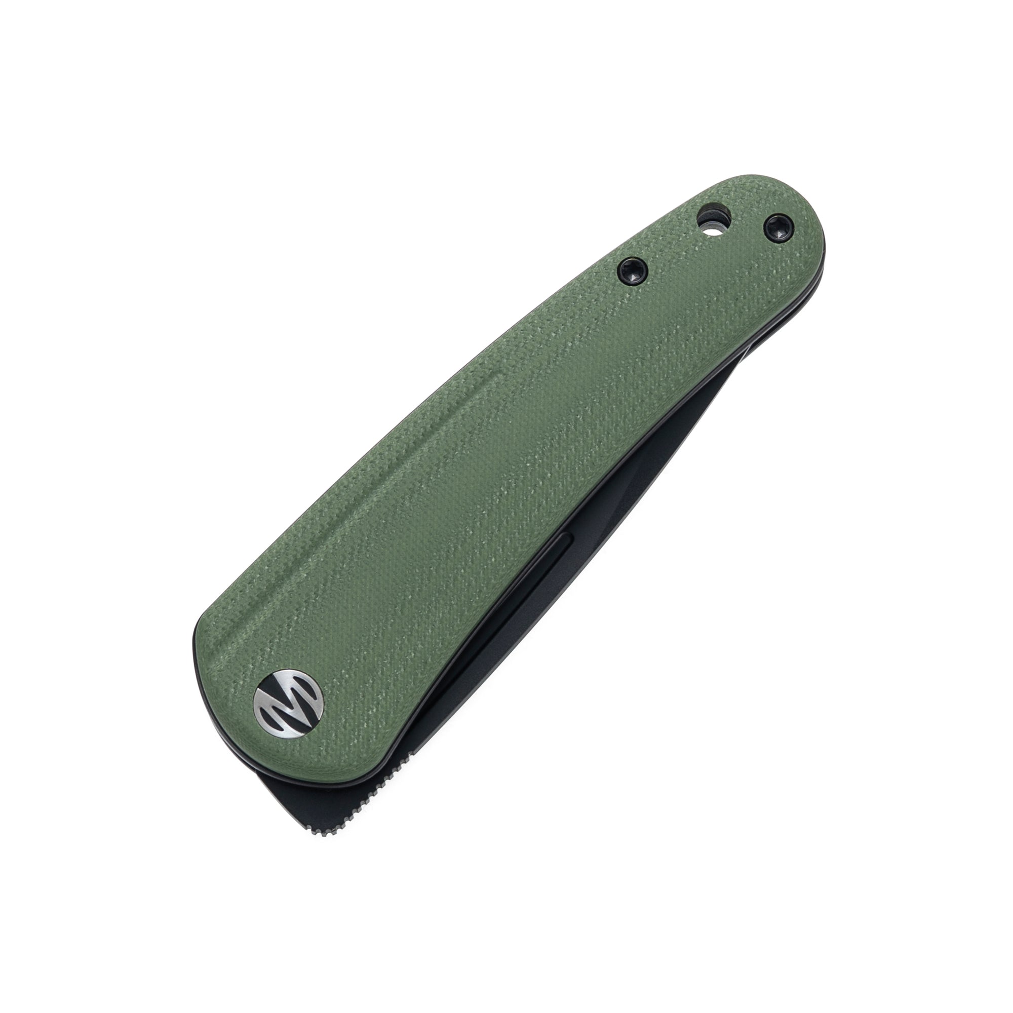 Orbit-14C28N Front Flipper pocket Knife M1066OD-OD Green G10