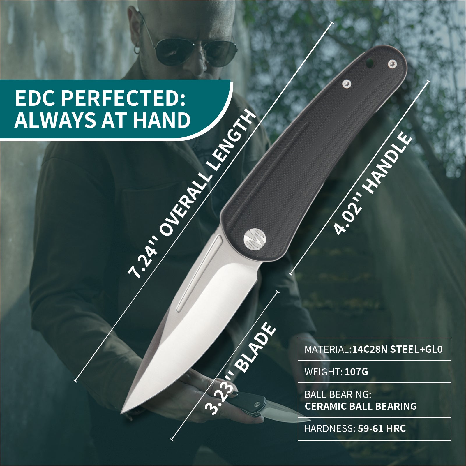 Orbit M1066NN 14C28N Liner Lock Knife | MOLSECT