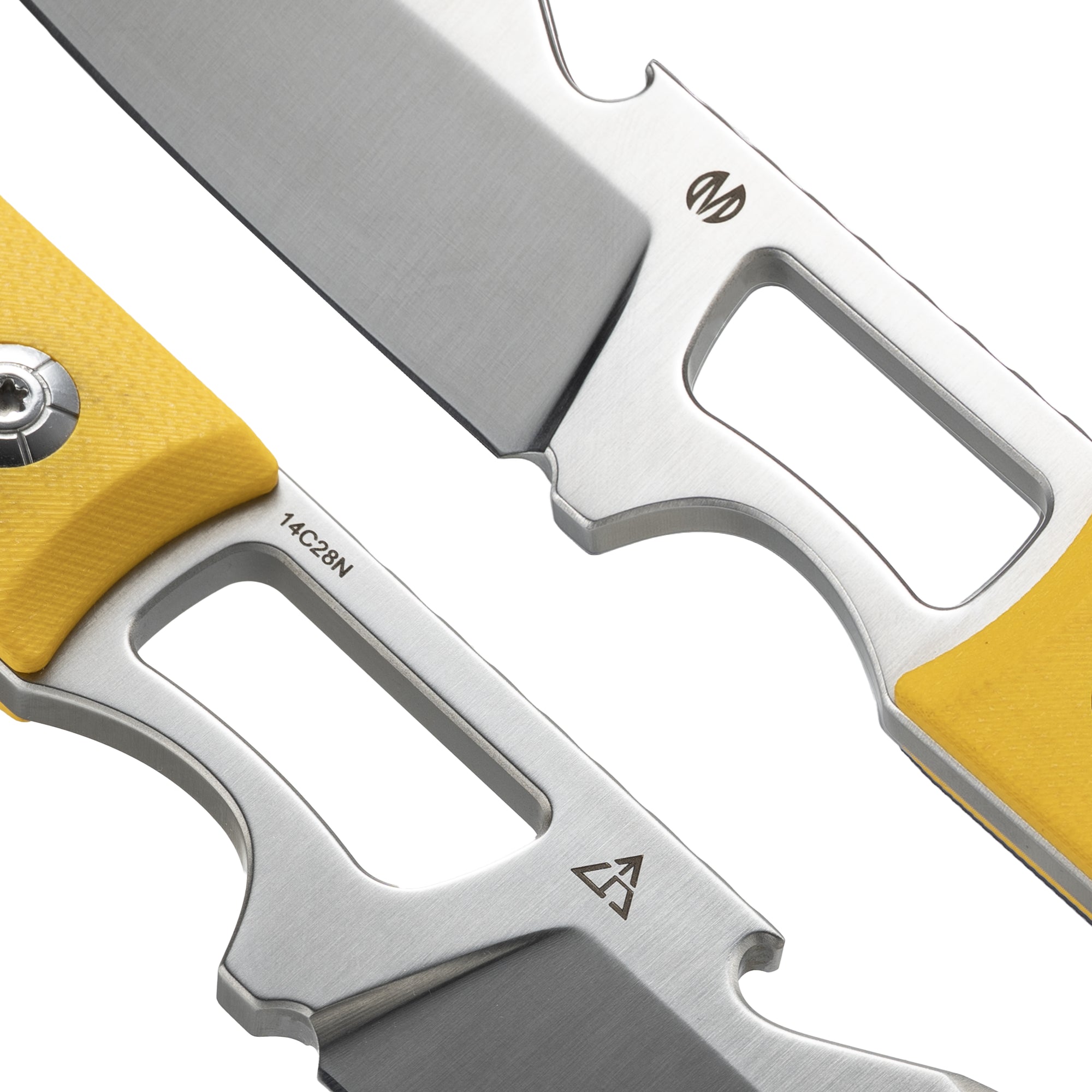 NOIZ-14C28N Fixed Blade M101SY-Yellow G10