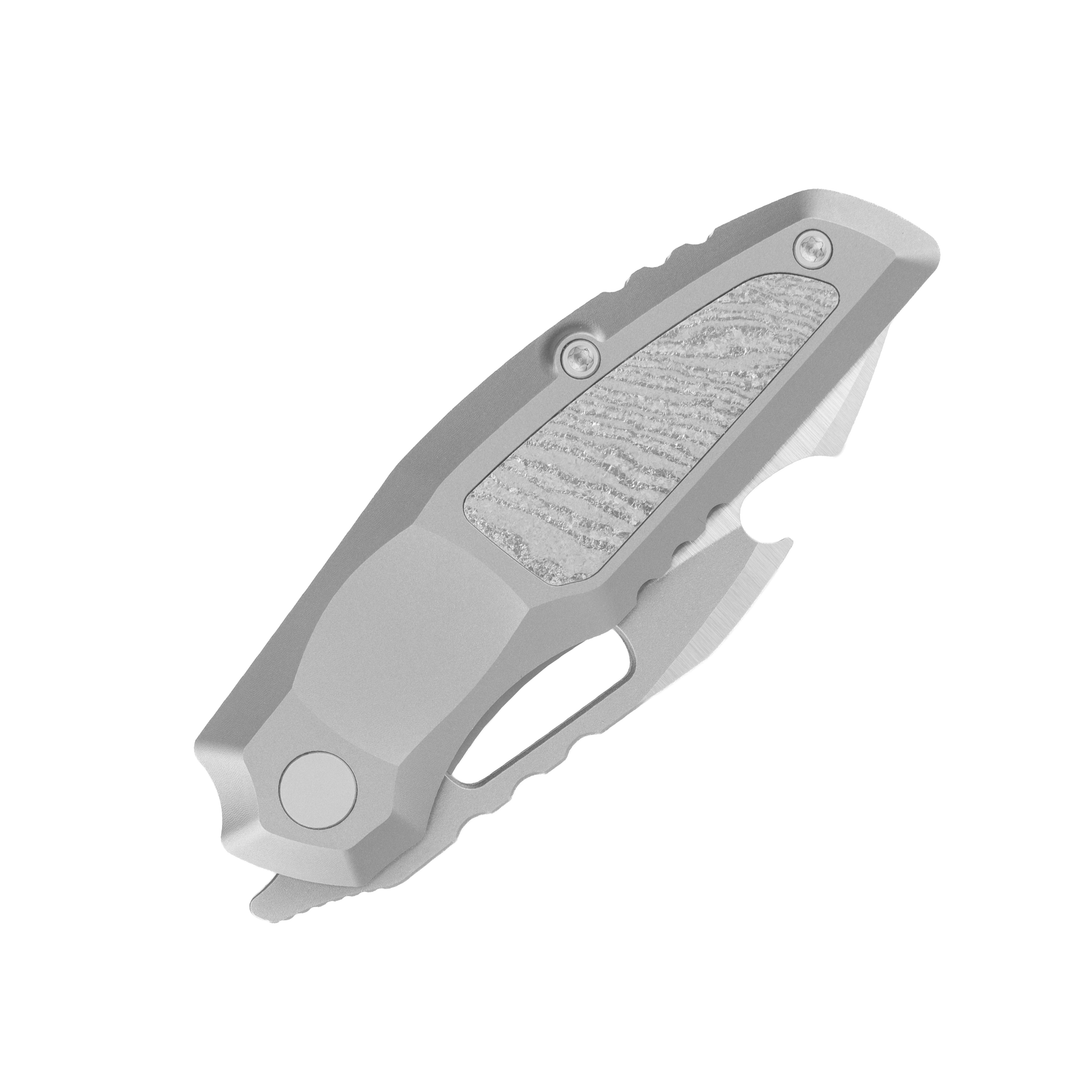 808Attack - Bead-blasted CPM-S90V Steel Frame Lock Pocket Knife
