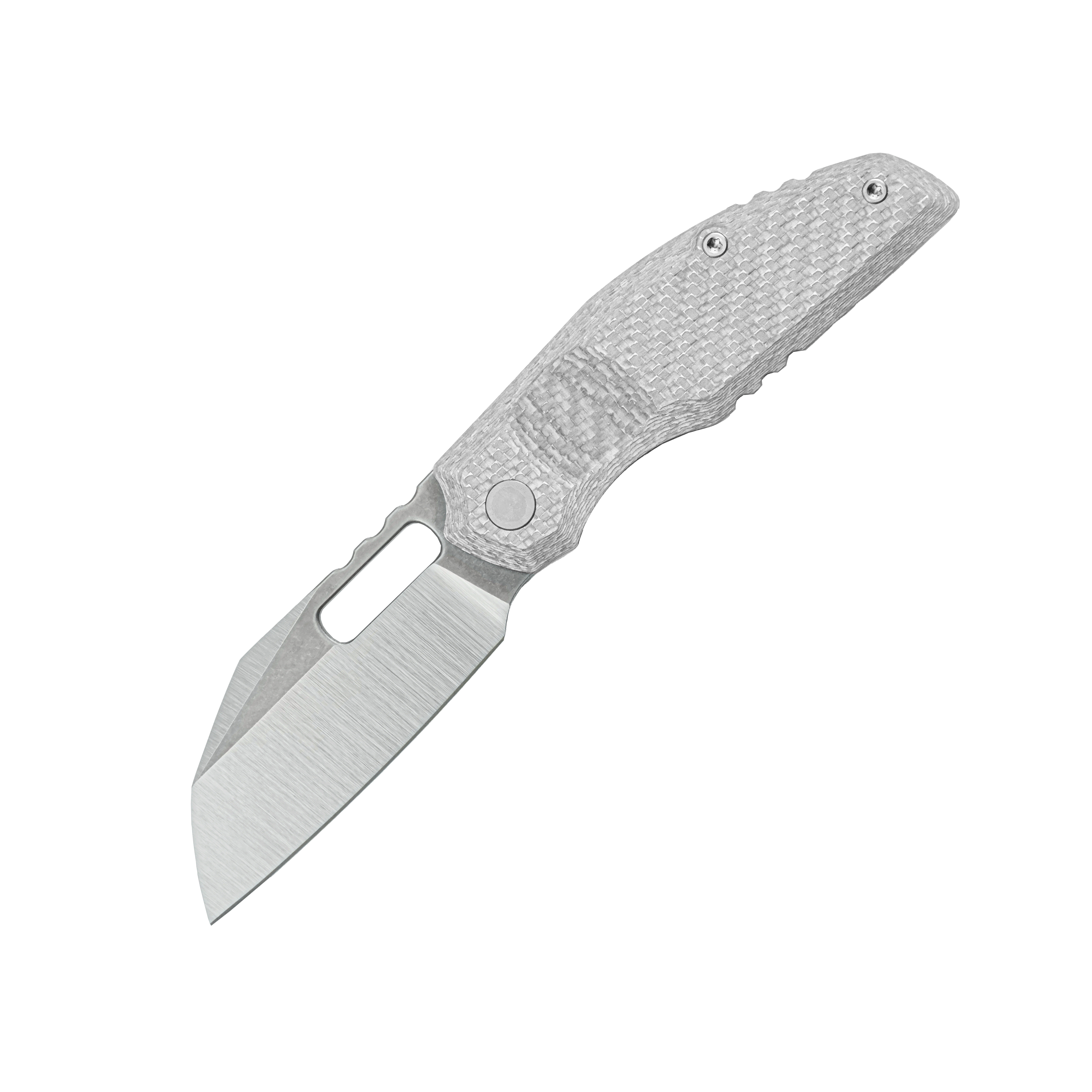 808Decay - Stonewashed CPM-S90V Steel Frame Lock Pocket Knife