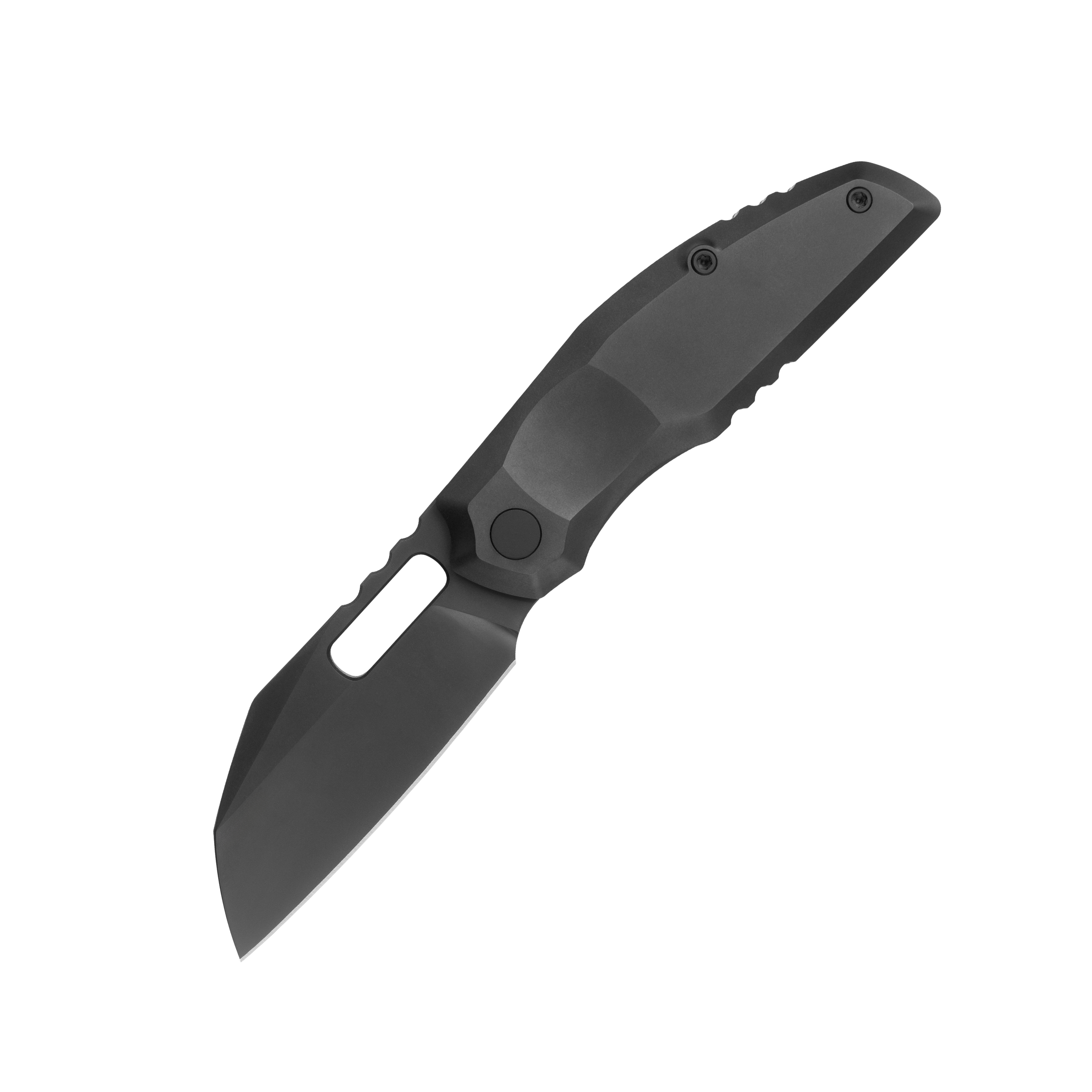 808Decay - DLC CPM-S90V Steel Frame Lock Pocket Knife MUC808DD - Black DLC Titanium
