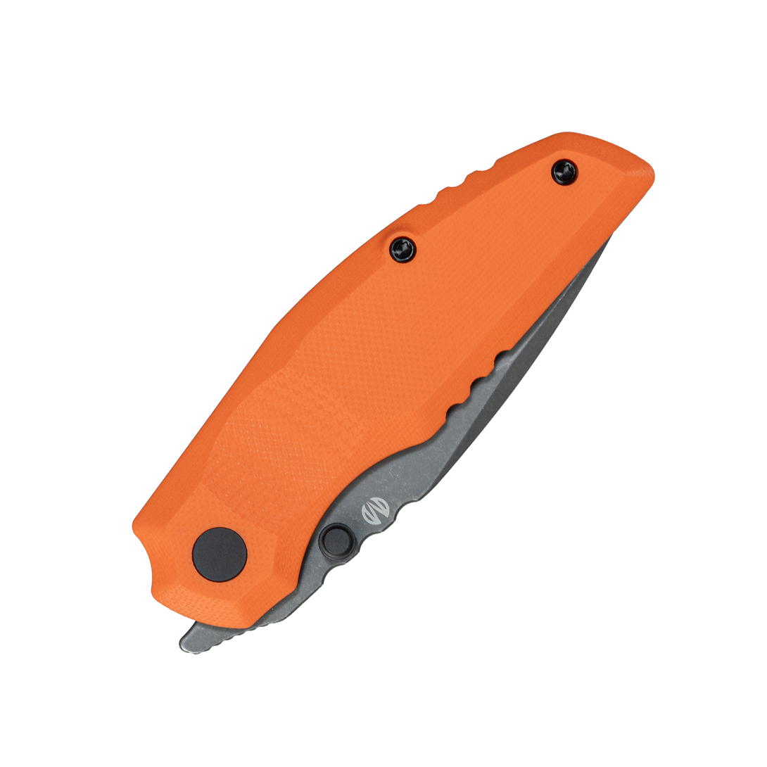 808Sustain - Stonewashed CPM-S35VN Steel Liner Lock Pocket Knife