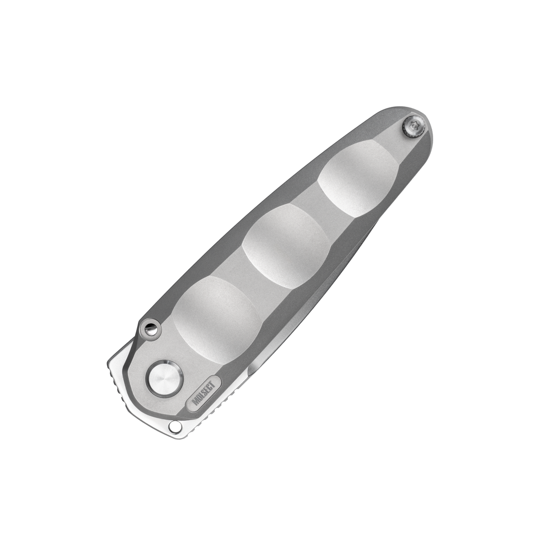 Loop - Pearlescent Satin N690 Double Detent Pocket Knife M1096T