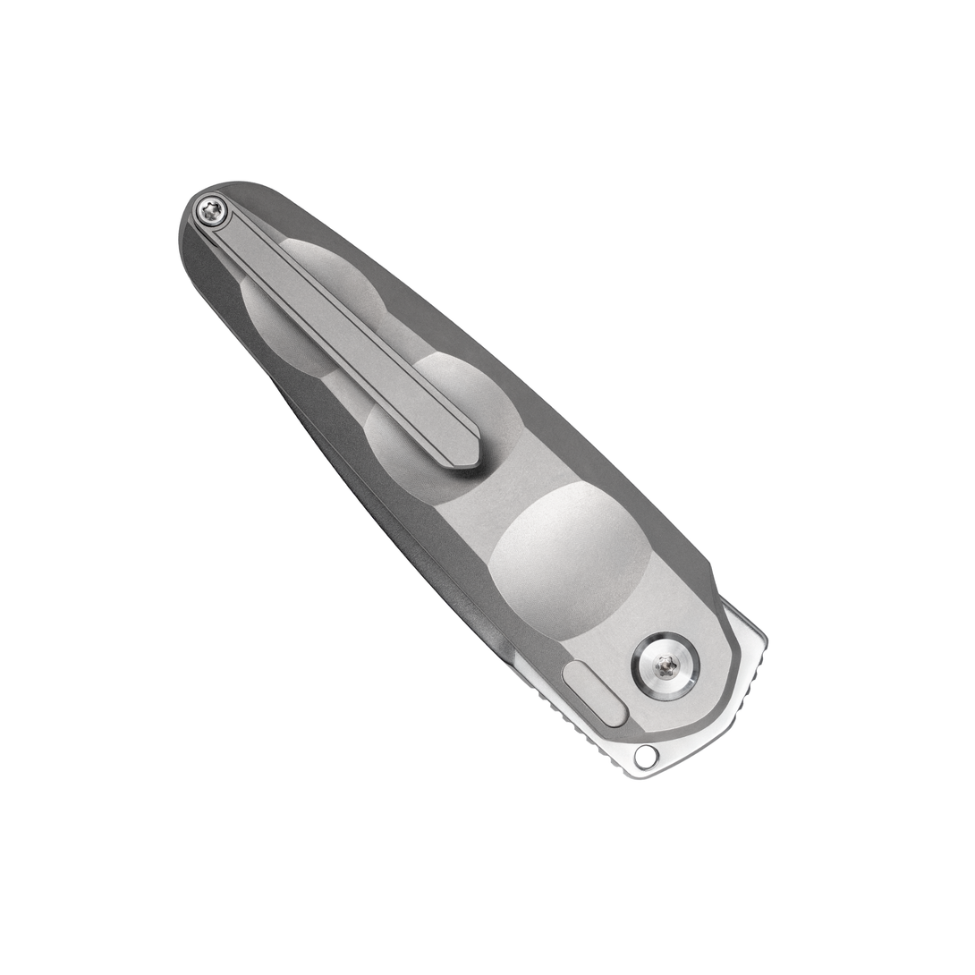 Loop - Pearlescent Satin N690 Double Detent Pocket Knife M1096T